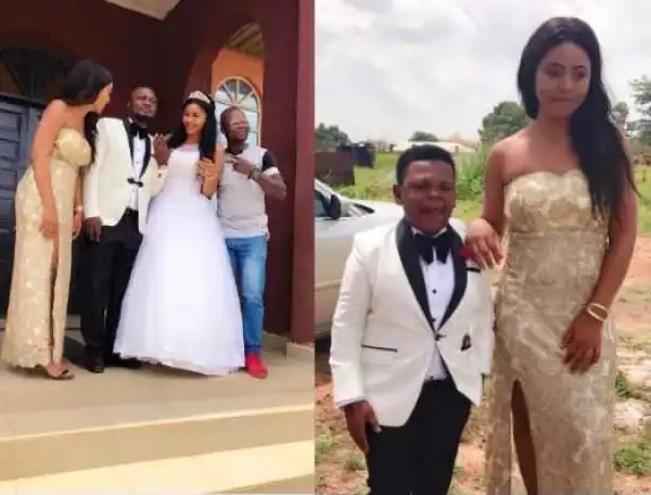 Actress Regina Daniels, Osita Iheme Serve As Maid Of Honour, Best Man At Actor Prince Nwafor